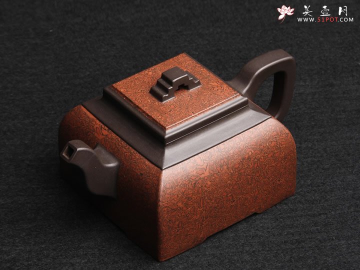 紫砂壶图片：桥鼎方壶 - 宜兴紫砂壶网
