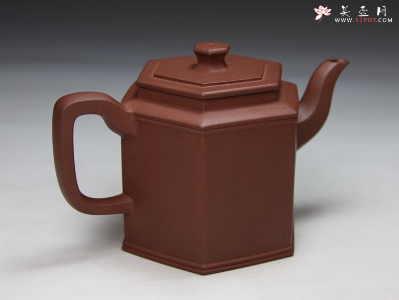 紫砂壶图片：神韵六方 - 宜兴紫砂壶网