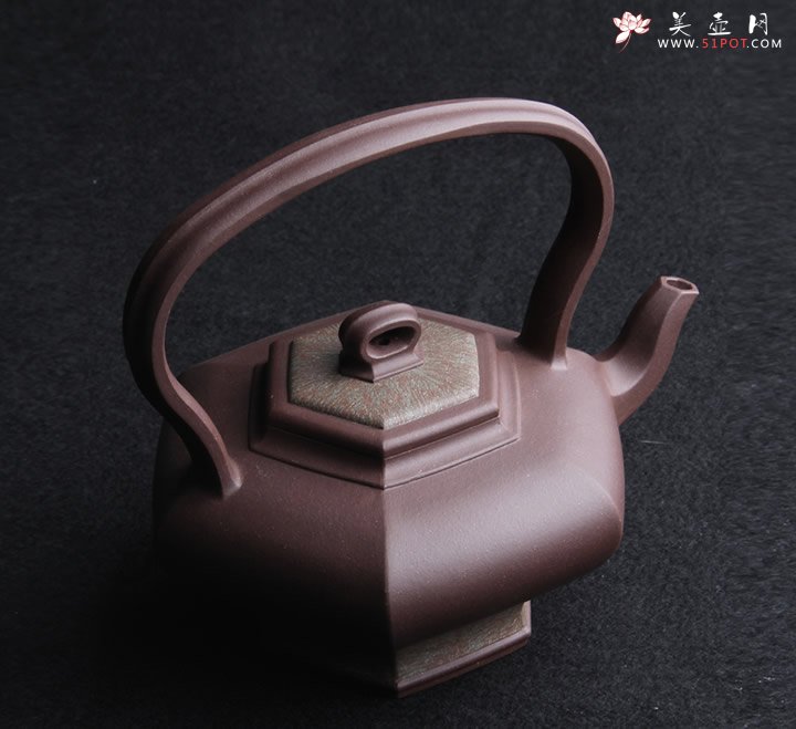 紫砂壶图片：六顺提梁 - 宜兴紫砂壶网