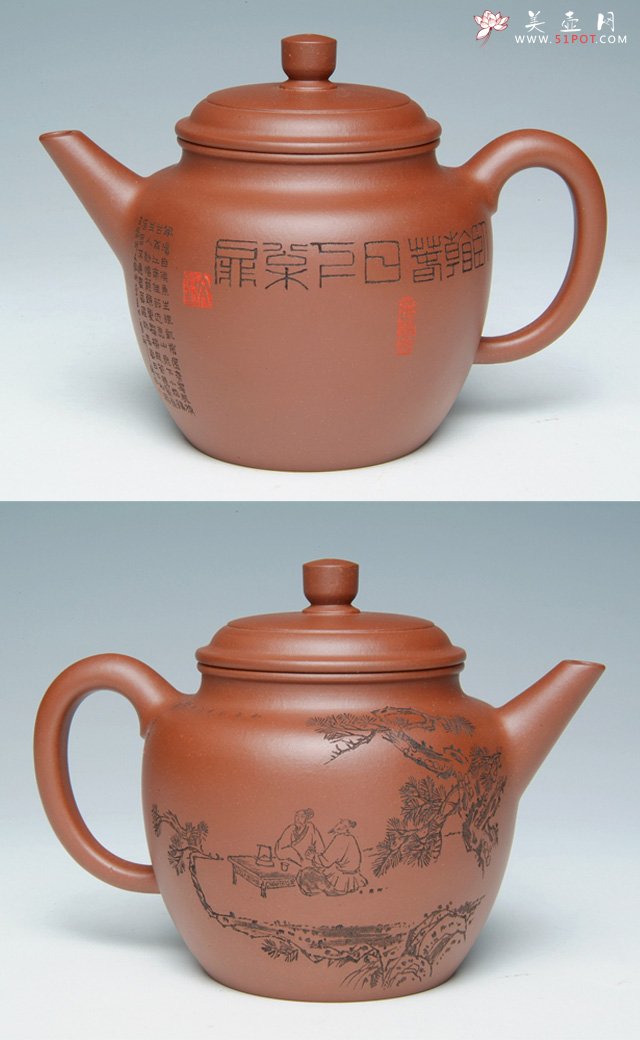 紫砂壶图片：德钟壶 - 宜兴紫砂壶网