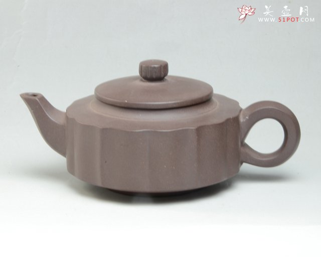 紫砂壶图片：筋纹周盘 - 宜兴紫砂壶网