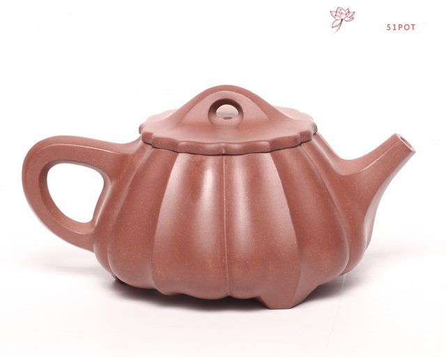 紫砂壶图片：筋纹石瓢 - 宜兴紫砂壶网