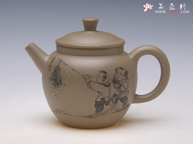 紫砂壶图片：童真童趣 - 宜兴紫砂壶网