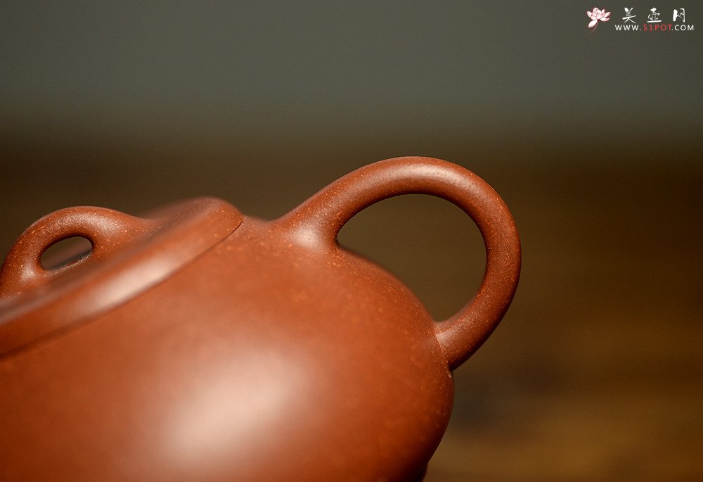 紫砂壶图片：优质降坡泥 周路健全手近作 禅瓢 实用耐品 - 宜兴紫砂壶网