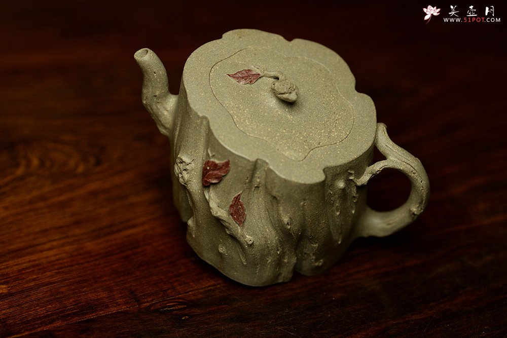 紫砂壶图片：学院派风格~ 郑志贤全手作品 秋吟 一缕秋风迎面来~ - 宜兴紫砂壶网