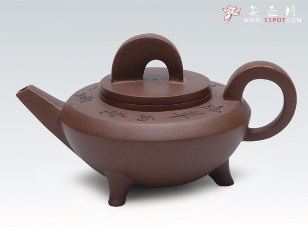 紫砂壶图片：双桥丽影 - 宜兴紫砂壶网