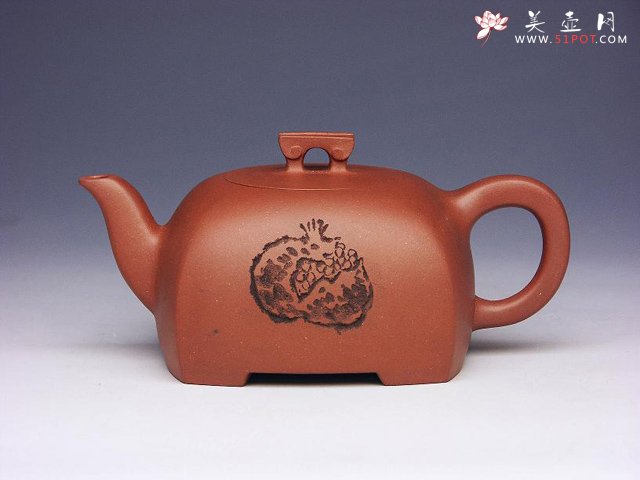 紫砂壶图片：原创四方知音壶 - 宜兴紫砂壶网