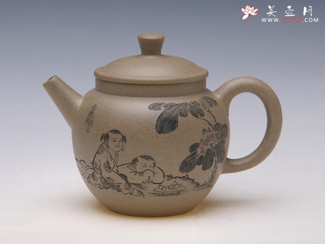 紫砂壶图片：知茶趣 - 宜兴紫砂壶网