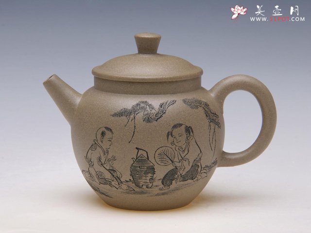 紫砂壶图片：松风煮茗 - 宜兴紫砂壶网