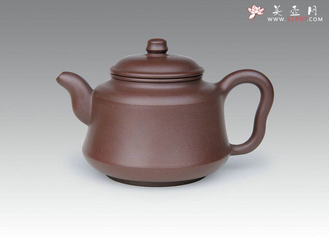 紫砂壶图片：盘钟壶 - 宜兴紫砂壶网