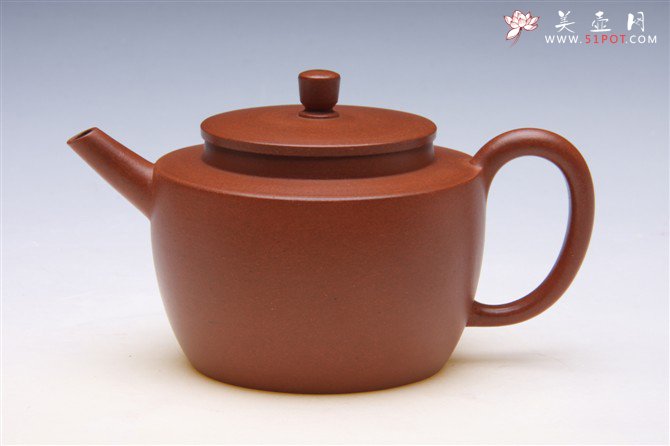 紫砂壶图片：玉立（红泥调砂） - 宜兴紫砂壶网