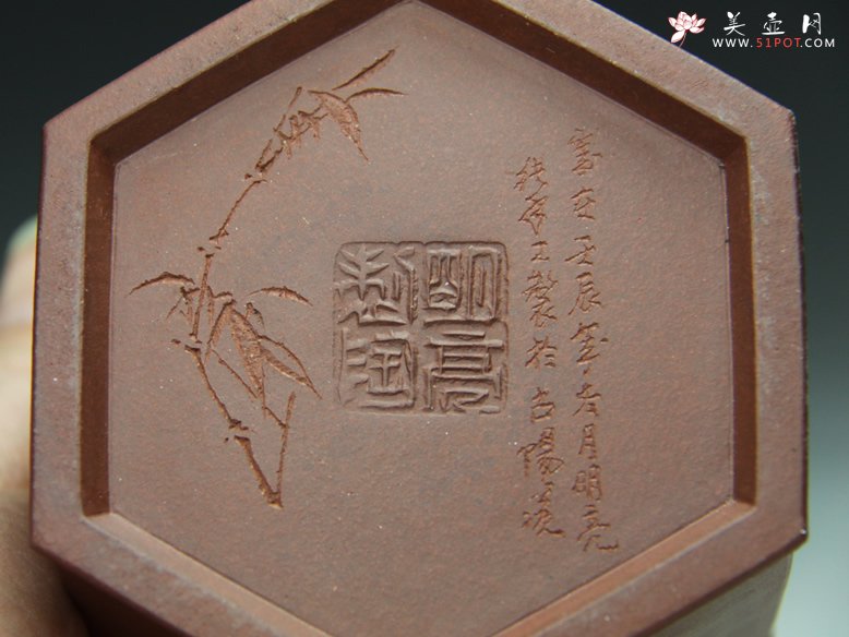 紫砂壶图片：神韵六方 - 宜兴紫砂壶网