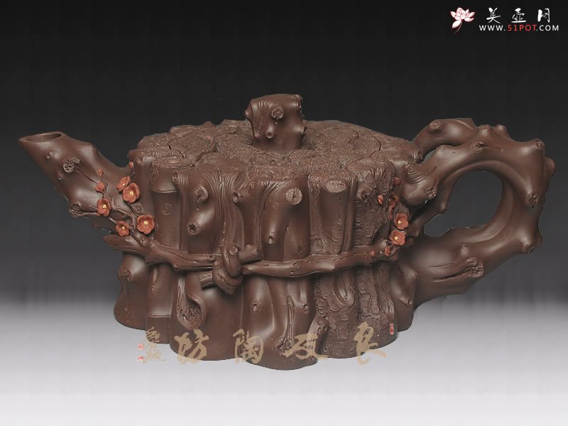 紫砂壶图片：束柴三友 - 宜兴紫砂壶网