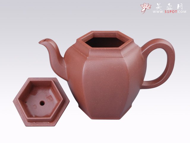 紫砂壶图片：六方星月 - 宜兴紫砂壶网