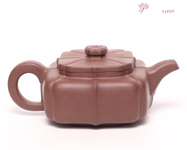 紫砂壶图片：四方菱花 - 宜兴紫砂壶网