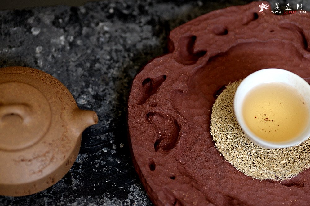 紫砂壶图片：美壶特惠 造型新颖~~非常好玩 全手工太湖石干泡台 - 宜兴紫砂壶网