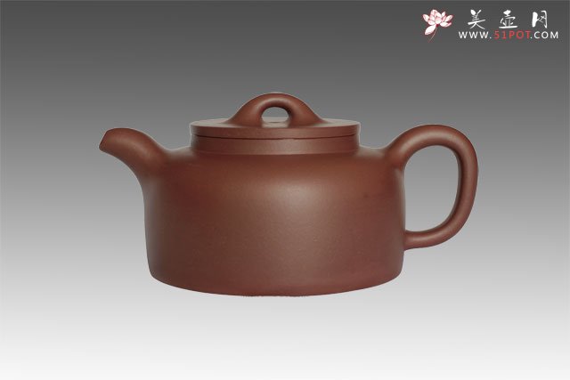 紫砂壶图片：平盖莲子 - 宜兴紫砂壶网