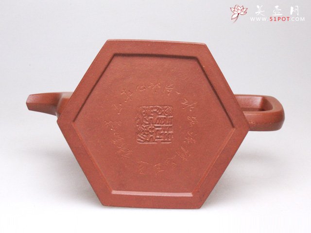 紫砂壶图片：六方钟形 - 宜兴紫砂壶网