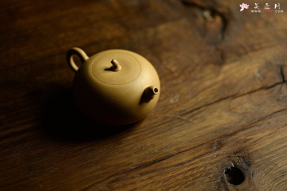 紫砂壶图片：于洪霞全手新品 娇小可人 纯正本山段泥  秋之小瓜  - 宜兴紫砂壶网