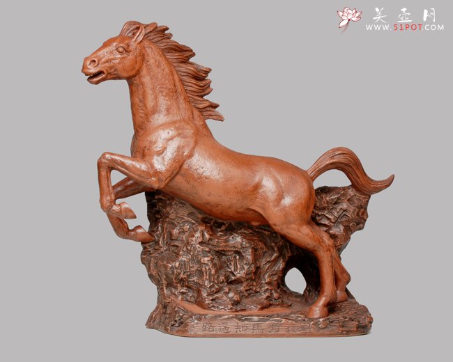 紫砂壶图片：路遥知马力 - 宜兴紫砂壶网