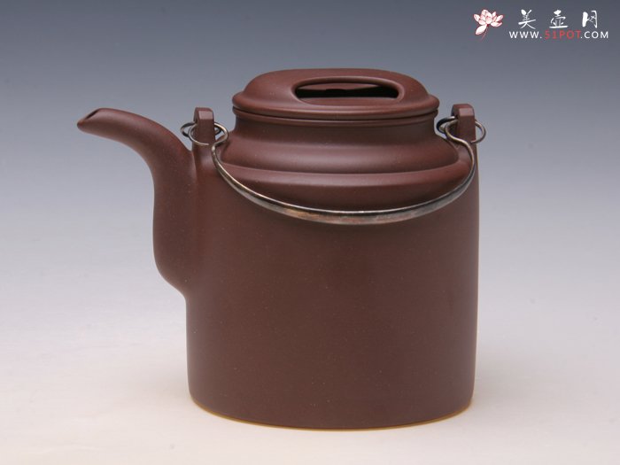 紫砂壶图片：洋桶壶 - 宜兴紫砂壶网