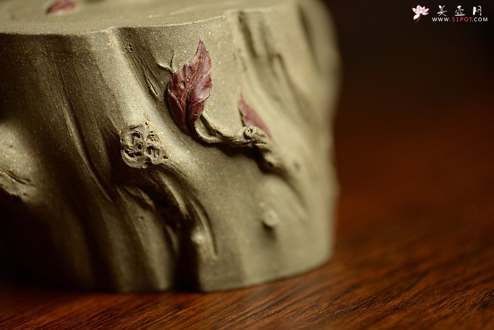 紫砂壶图片：学院派风格~ 郑志贤全手作品 秋吟 一缕秋风迎面来~ - 宜兴紫砂壶网