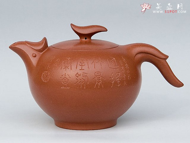 紫砂壶图片：鸡韵 - 宜兴紫砂壶网