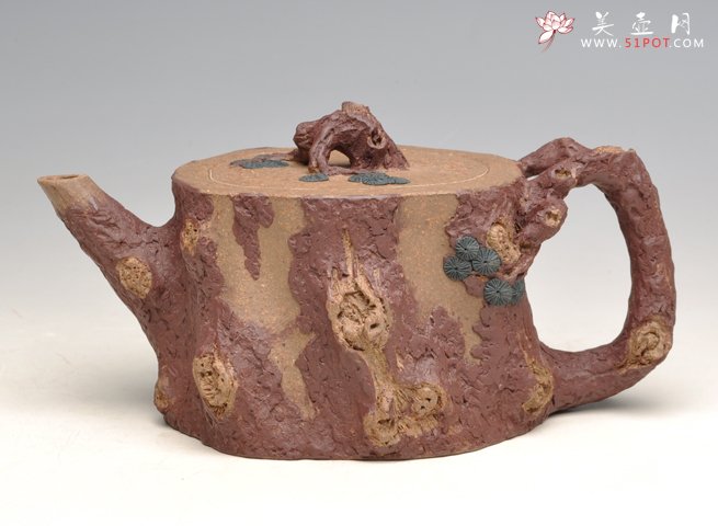 紫砂壶图片：青松 - 宜兴紫砂壶网