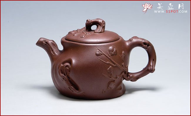 紫砂壶图片：小梅桩壶 - 宜兴紫砂壶网