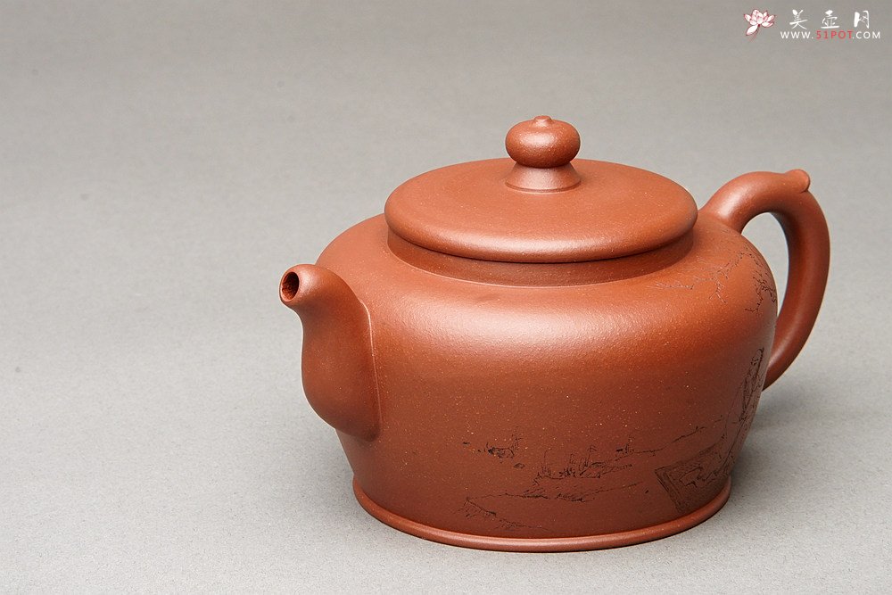 紫砂壶图片：赵辉、詹黎明合作作品 古朴拙雅 装饰精雅  全手禅心 - 宜兴紫砂壶网