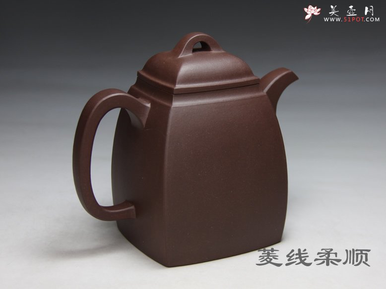 紫砂壶图片：汉方壶 - 宜兴紫砂壶网