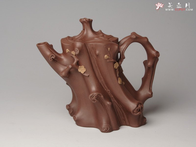 紫砂壶图片：钟梅壶 - 宜兴紫砂壶网