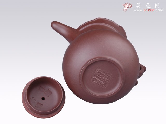 紫砂壶图片：菱花僧帽 - 宜兴紫砂壶网