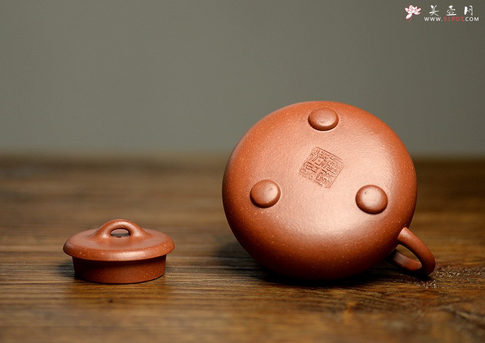 紫砂壶图片：优质降坡泥 周路健全手近作 禅瓢 实用耐品 - 宜兴紫砂壶网