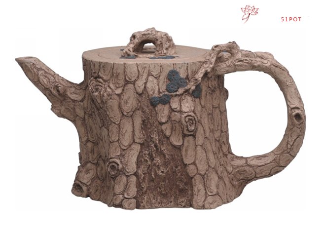 紫砂壶图片：金钱松 - 宜兴紫砂壶网