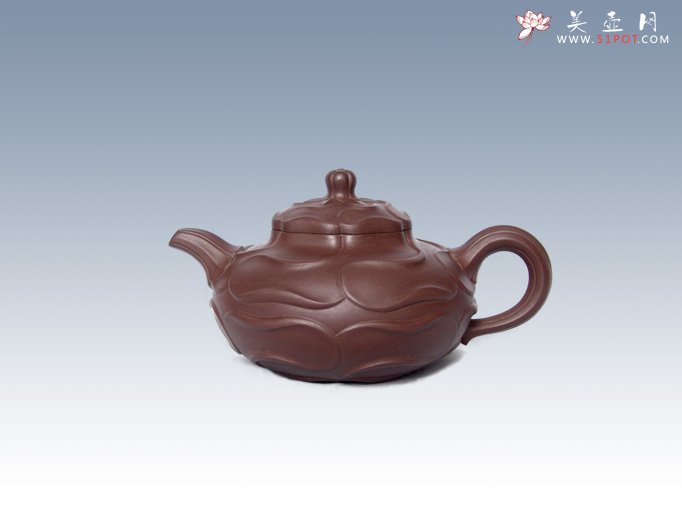 紫砂壶图片：風卷葵壺 - 宜兴紫砂壶网