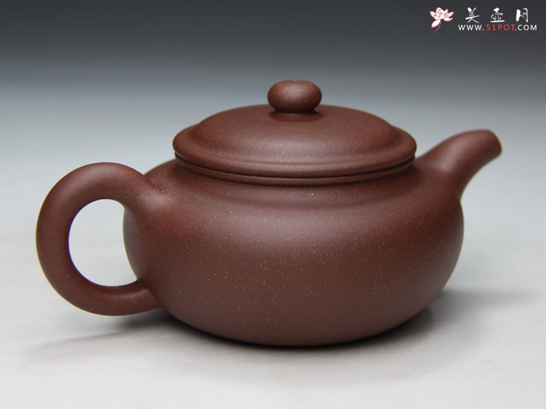 紫砂壶图片：扁腹壶 - 宜兴紫砂壶网