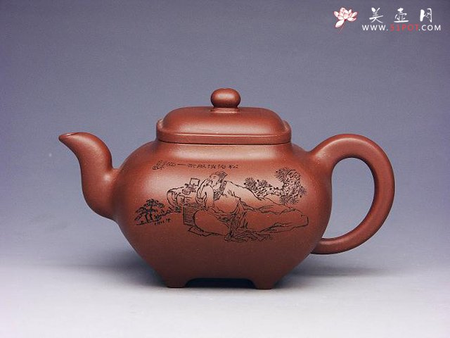 紫砂壶图片：传炉壶 - 宜兴紫砂壶网