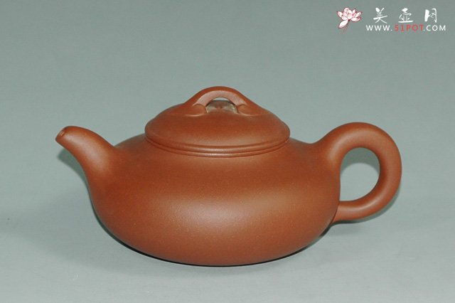 紫砂壶图片：扁如意 - 宜兴紫砂壶网