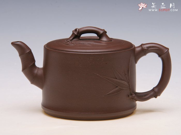 紫砂壶图片：一段竹 - 宜兴紫砂壶网