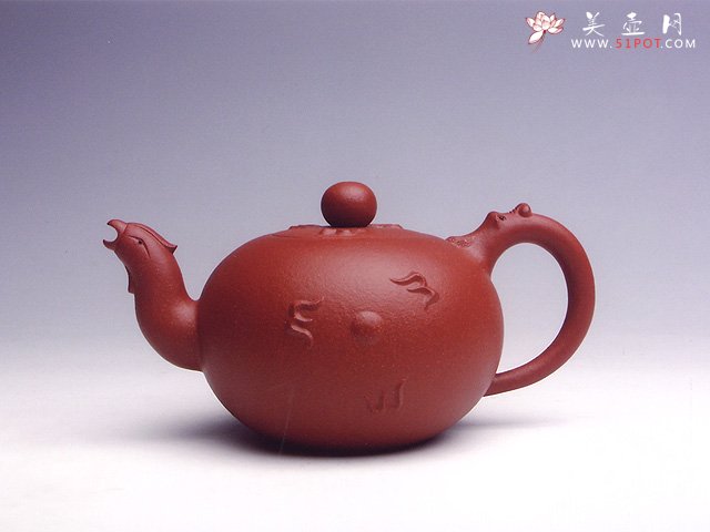 紫砂壶图片：龙凤呈祥 - 宜兴紫砂壶网