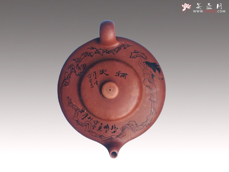 紫砂壶图片：海扁壶 - 宜兴紫砂壶网