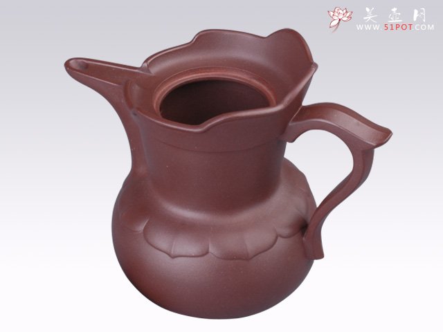 紫砂壶图片：菱花僧帽 - 宜兴紫砂壶网