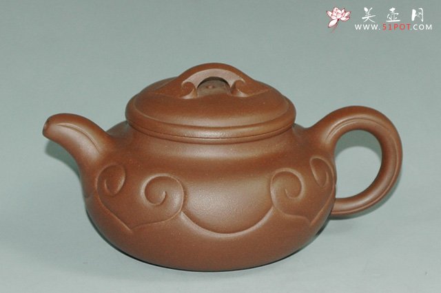 紫砂壶图片：仿古如意 - 宜兴紫砂壶网