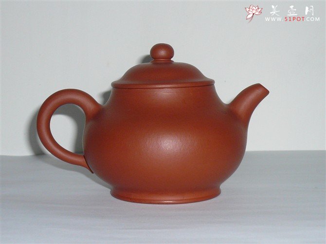 紫砂壶图片：朱砂潘壶 - 宜兴紫砂壶网