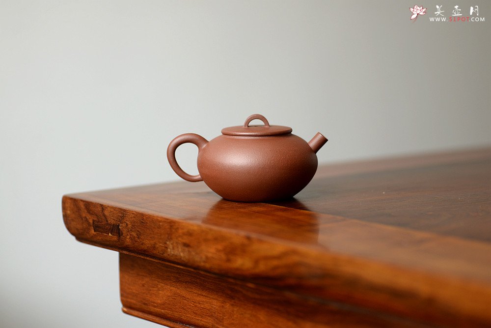 紫砂壶图片：詹黎明文气作品 别具风韵 全手巨轮珠 夏日畅饮必备 - 宜兴紫砂壶网