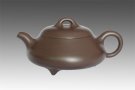 紫砂壶图片：矮石瓢壶 - 宜兴紫砂壶网