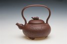 紫砂壶图片：葫芦提梁-范曾 - 宜兴紫砂壶网