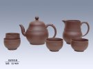 紫砂壶图片：回纹梨茶具 - 宜兴紫砂壶网