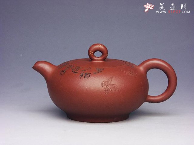 紫砂壶图片：蝶恋（原创） - 宜兴紫砂壶网